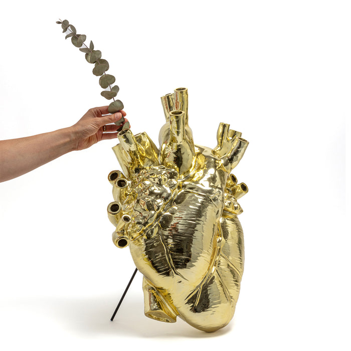 Seletti Love In Bloom Vaas - Goud