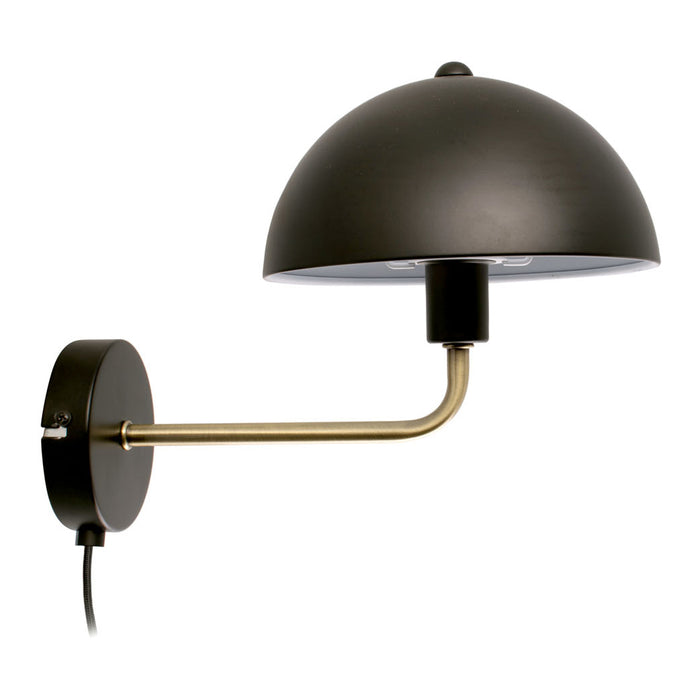 Leitmotiv Bonnet Wandlamp - Zwart