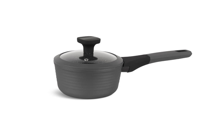 Edenberg Gray Line - 15-delige Luxe Pannenset van Gesmeed Aluminium