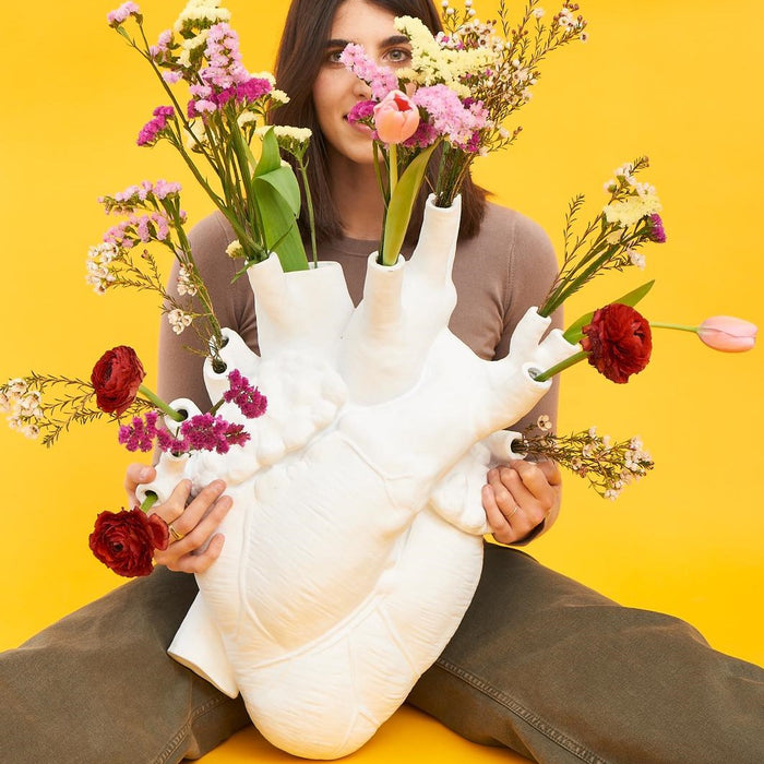 Seletti Love In Bloom Vaas - Wit