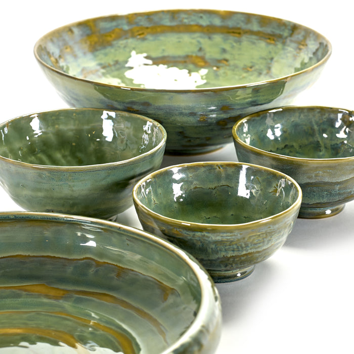 SERAX - Pascale Naessens - Pure Saladeschaal ø 28,5 cm - Zeegroen