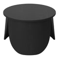Bolia Peyote Salontafel - H 35 x Ø 56 cm - Zwart Gebeitst Gelakt Eiken