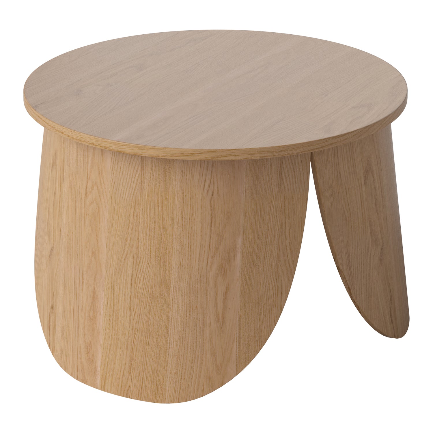 Bolia Peyote Salontafel - H 35 x Ø 56 cm - Gelakt Eiken