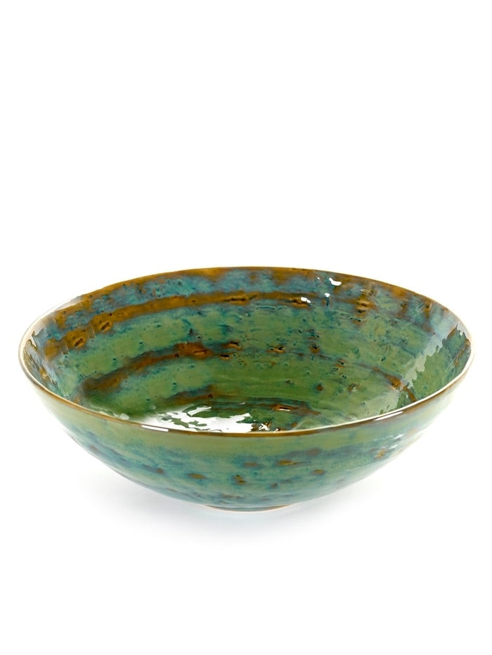 SERAX - Pascale Naessens - Pure Saladeschaal Ø 32 cm - Zeegroen