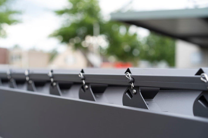 SORARA® Mirador Basic 300 x 300 cm Charcoal Zwart