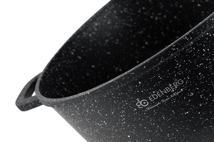 Edenberg Stonetec Line - 8-delige Luxe Pannenset van Gesmeed Aluminium