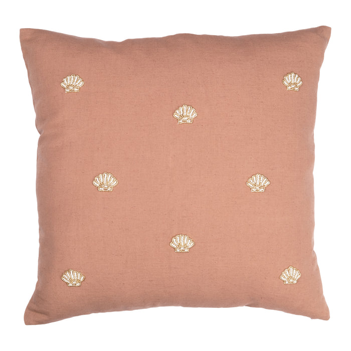 À la Shells Linnen Sierkussen - Terra