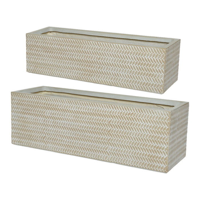 Decoris Alex Bloempot - Set van 2