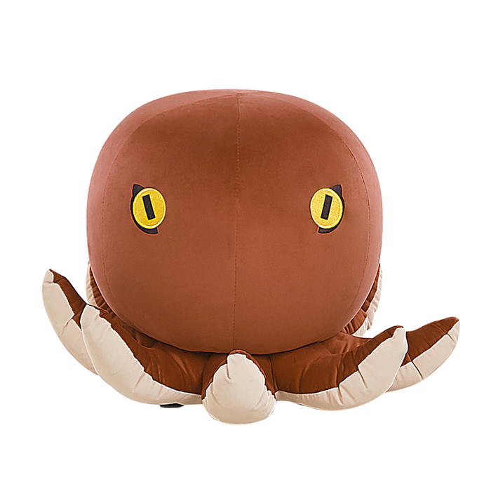 Beliani - OCTOPUS - Hocker - Bruin - Fluweel