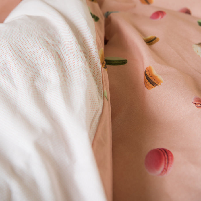 SNURK Macarons Dekbedovertrek 240 x 220 cm - Roze