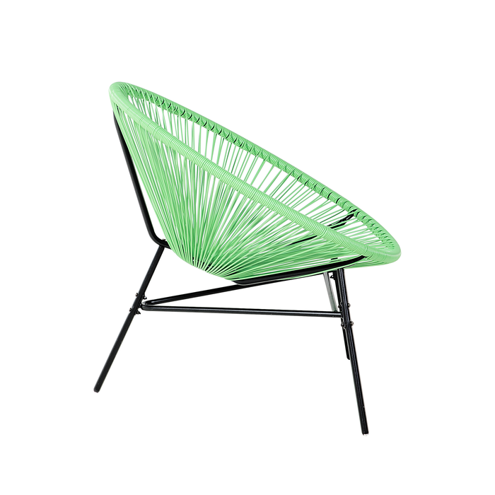 Beliani ACAPULCO set van 2 stoelen groen