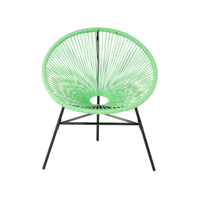 Beliani ACAPULCO set van 2 stoelen groen