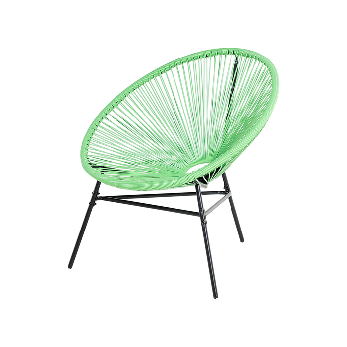 Beliani ACAPULCO set van 2 stoelen groen