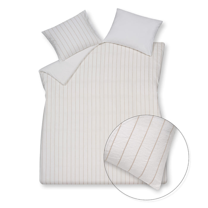 Vandyck Dekbedovertrek PURE 55 Natural 140x220 cm (linnen/katoen)