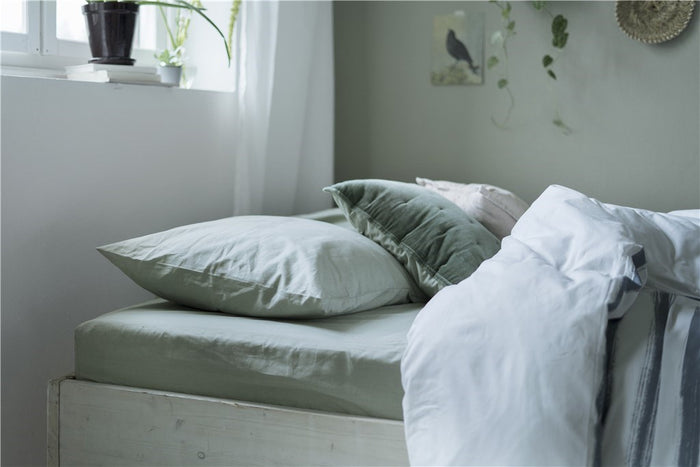 Dindi Home - Hoeslaken Basic Beauty - 90x220 - Groen