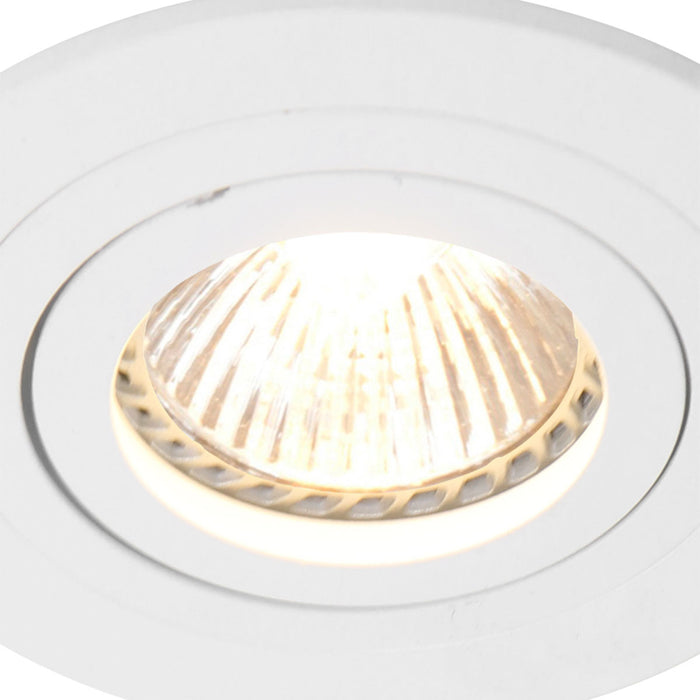 Steinhauer - spot - Pelite spot - wit - metaal - Ø 10cm - GU10 - 7304W