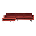 WOOOD Rodeo Chaise Longue Links - Velvet -  Chestnut
