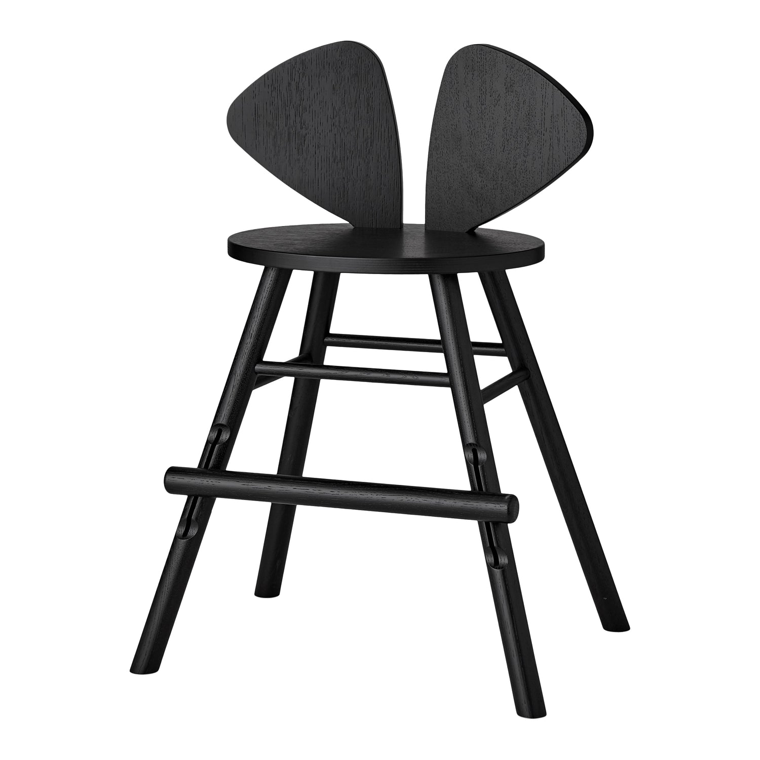 Nofred Mouse Junior Kinderstoel - Zwart