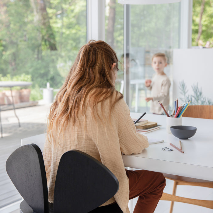 Nofred Mouse Junior Kinderstoel - Zwart