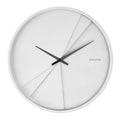 Karlsson Layered Lines Wandklok - Wit