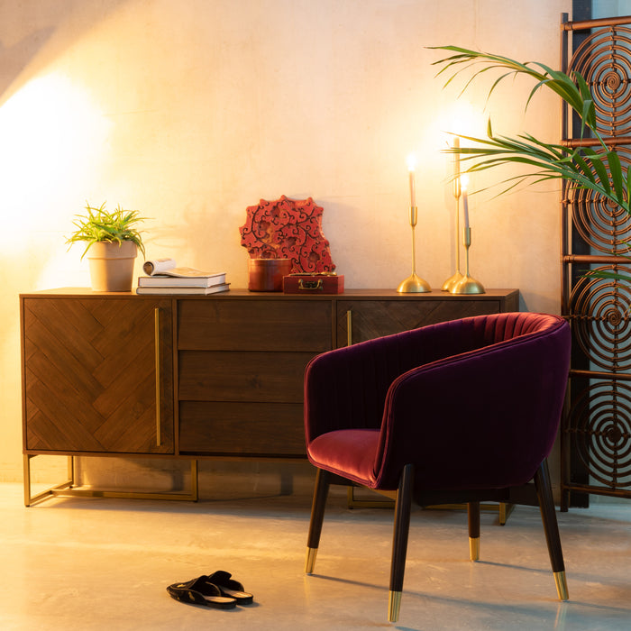 Dutchbone Class Dressoir - Donkerbruin