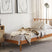 Beliani-BARRET-Eenpersoonsbed-Lichte houtkleur-90 x 200 cm-Dennenhout