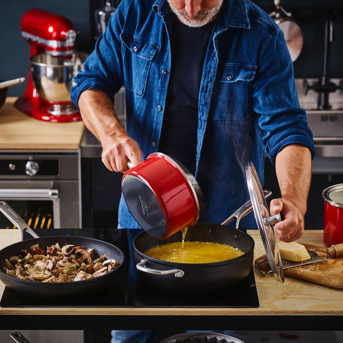 KitchenAid Forged Hardened Aluminium Koekenpannenset 3-delig Ø 20 + 24 + 28 cm