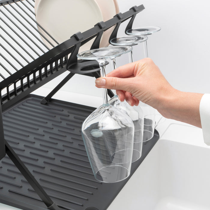 Brabantia Sink Side Inklapbaar Afdruiprek - Dark Grey