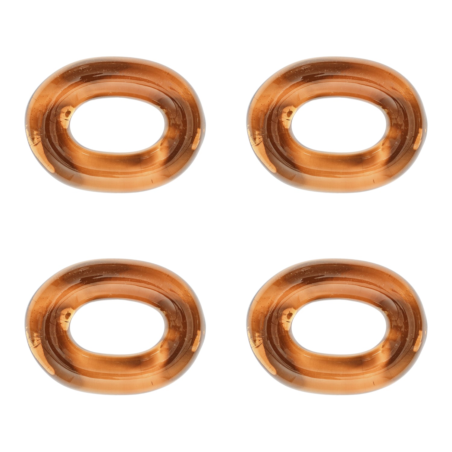 À la Glass Servetringen - Set van 4 - Terra