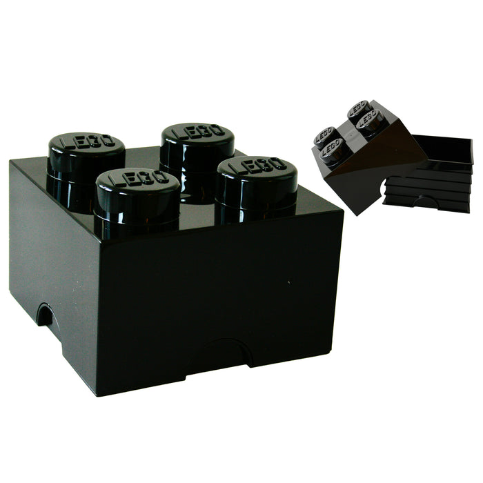 LEGO® Brick 4 Opbergbox - Zwart