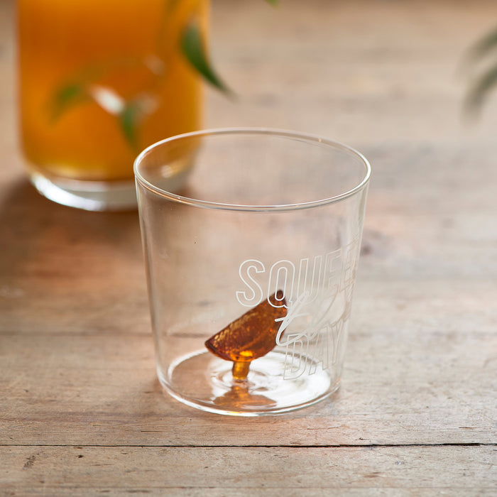 Riviera Maison Squeeze The Day Glass (Ø) 9x (H) 10