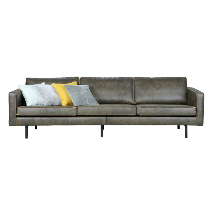 WOOOD Rodeo 3-zitsbank - Eco-leder -  Army