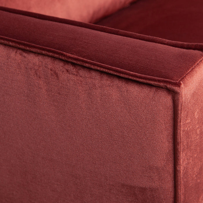 WOOOD Rodeo Daybed Rechts - Velvet -  Chestnut