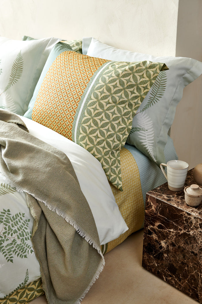 Vandyck Dekbedovertrek GREENERY Smoke Green 140x220 cm (satijnkatoen)