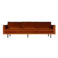 WOOOD Rodeo 3-zitsbank - Velvet -  Roest