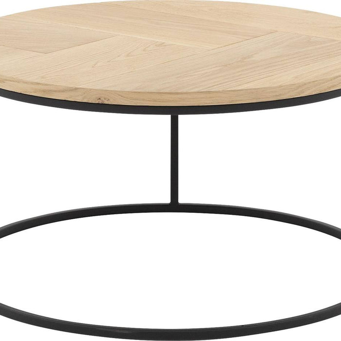 Goossens Salontafel Carte - Visgraat in Eiken olie blank