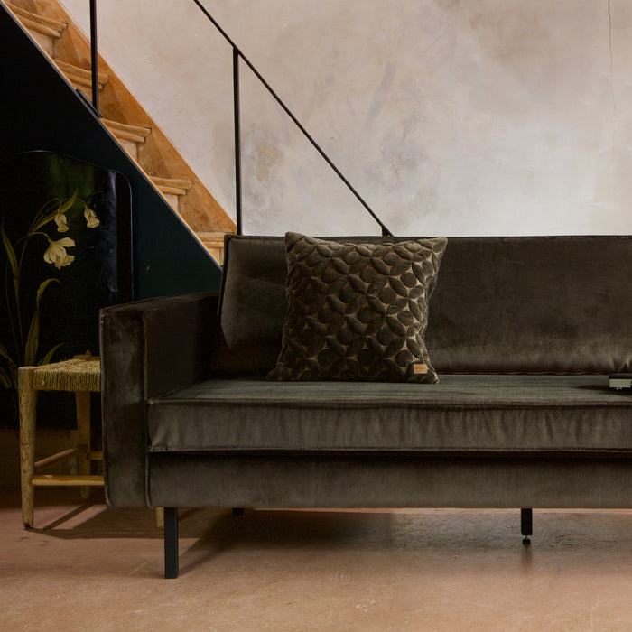 WOOOD Rodeo Daybed Links - Velvet -  Green Hunter