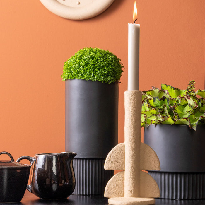 present time Double Bubble Kandelaar - Zand