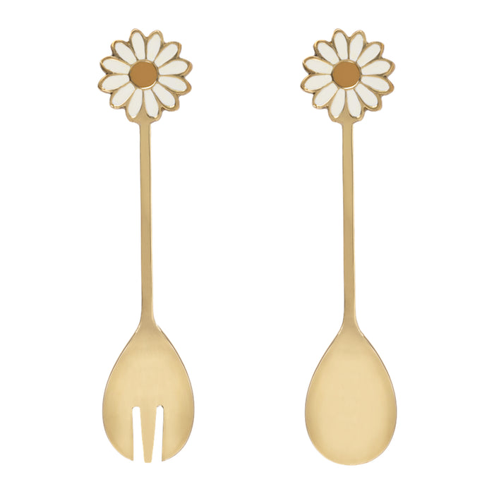 À la Daisy Saladebestek - Set van 2