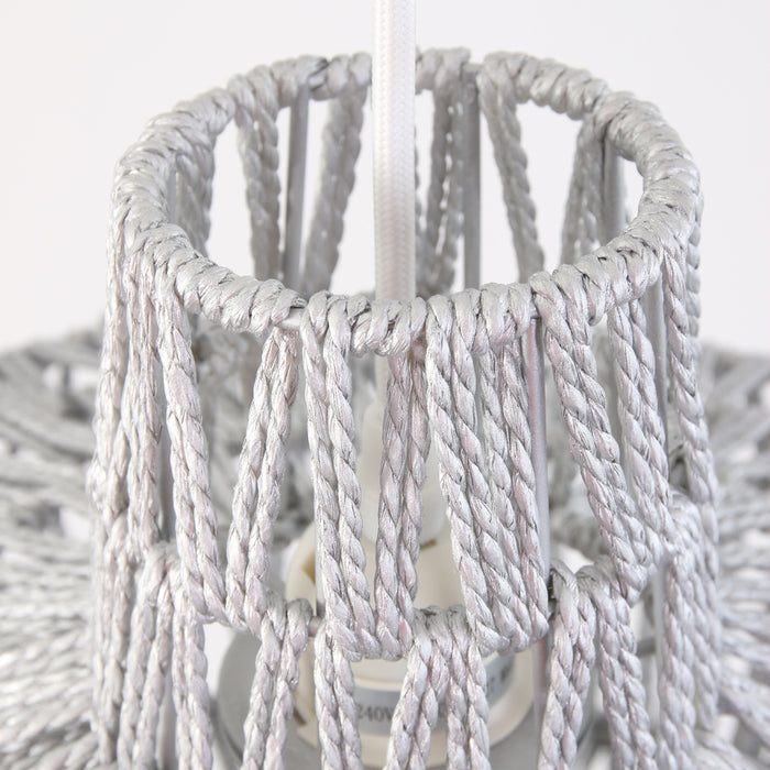 Mexlite Rope Hanglamp Grijs