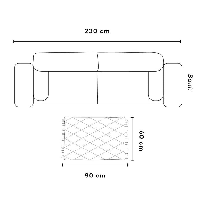 House Doctor Block Vloerkleed