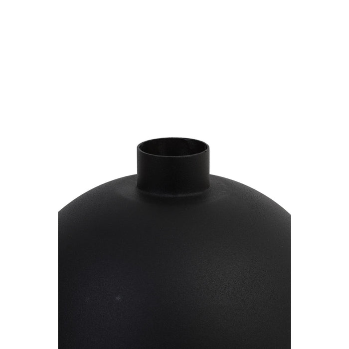 Light & Living Vaas Binco - Zwart - Ø26cm