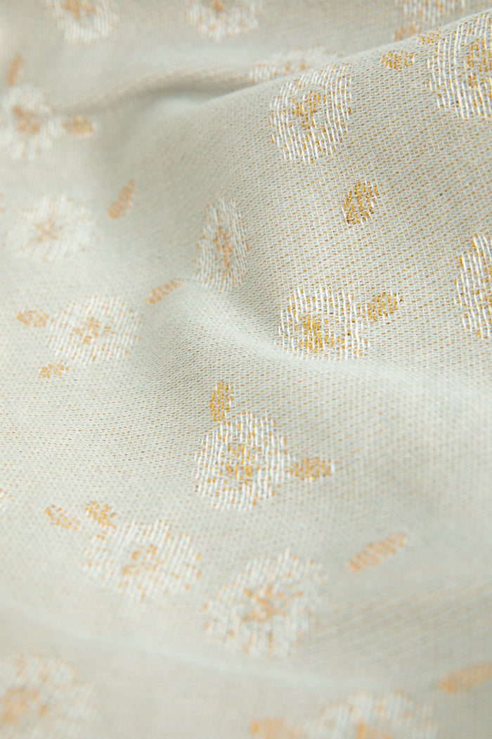 Sissy-Boy Beige tafelkleed met all over madeliefjes dessin