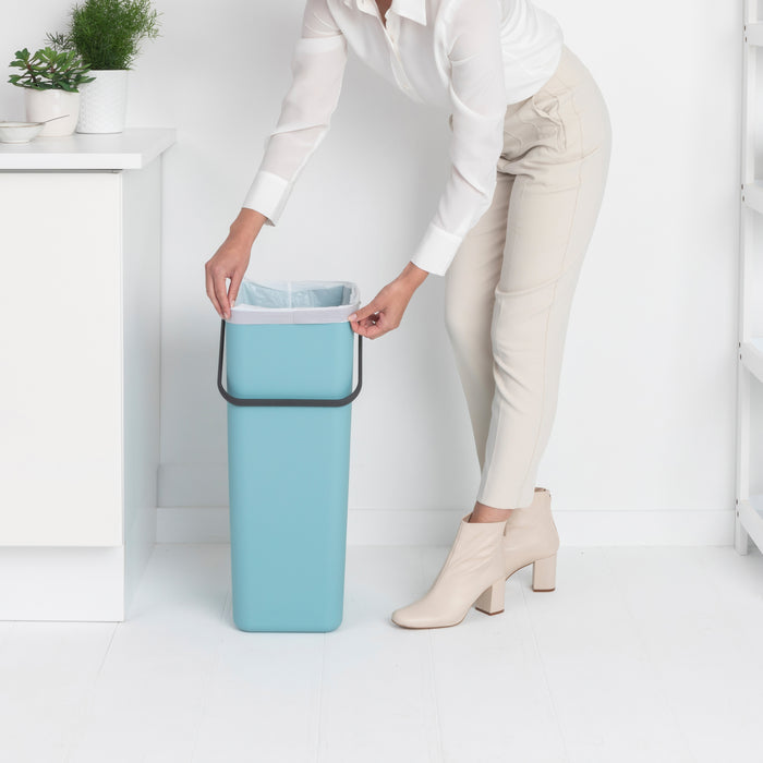 Brabantia Sort & Go Afvalemmer 40 Liter - Mint