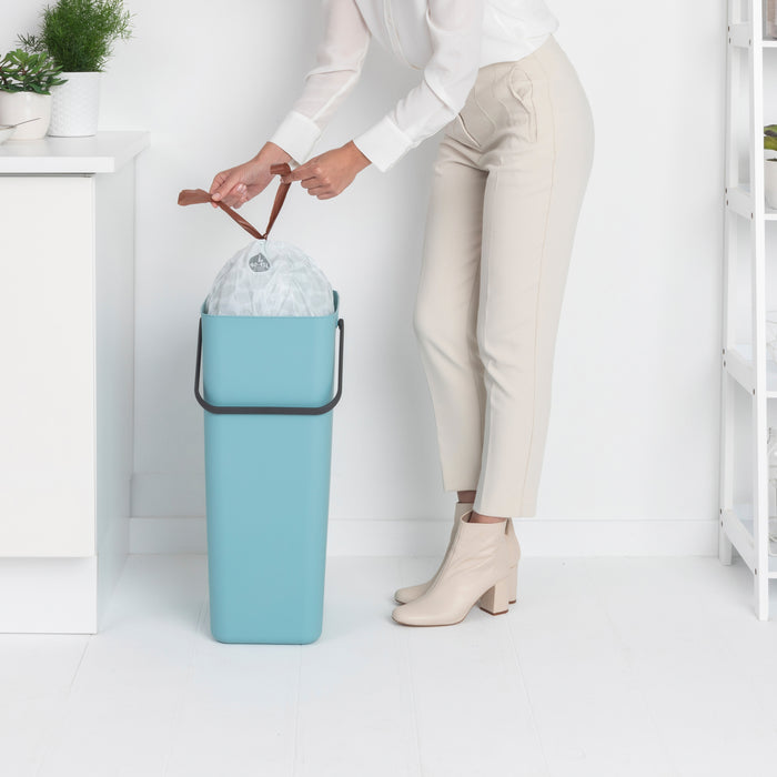 Brabantia Sort & Go Afvalemmer 40 Liter - Mint