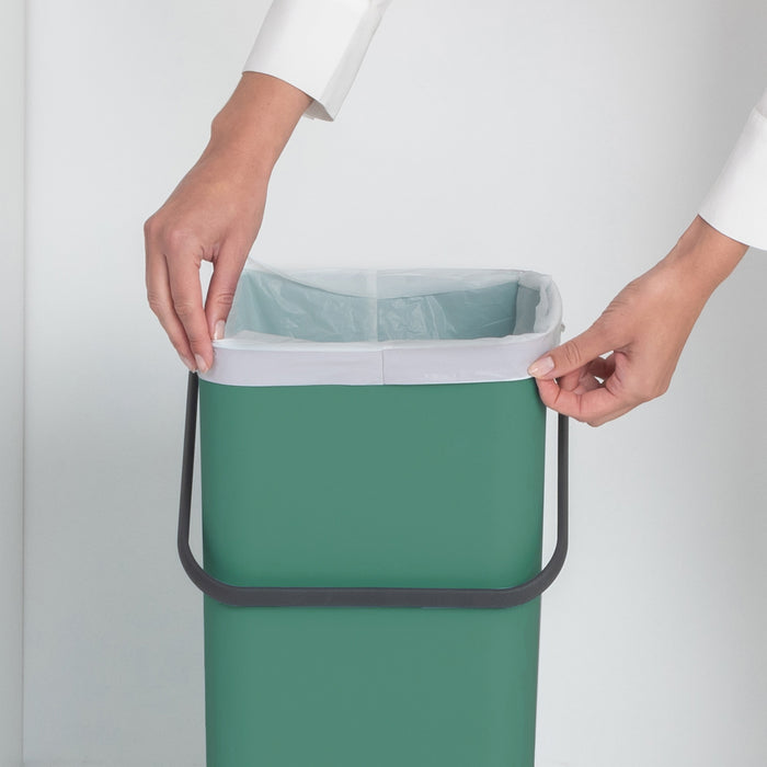 Brabantia Sort & Go Afvalemmer 40 Liter - Fir Green