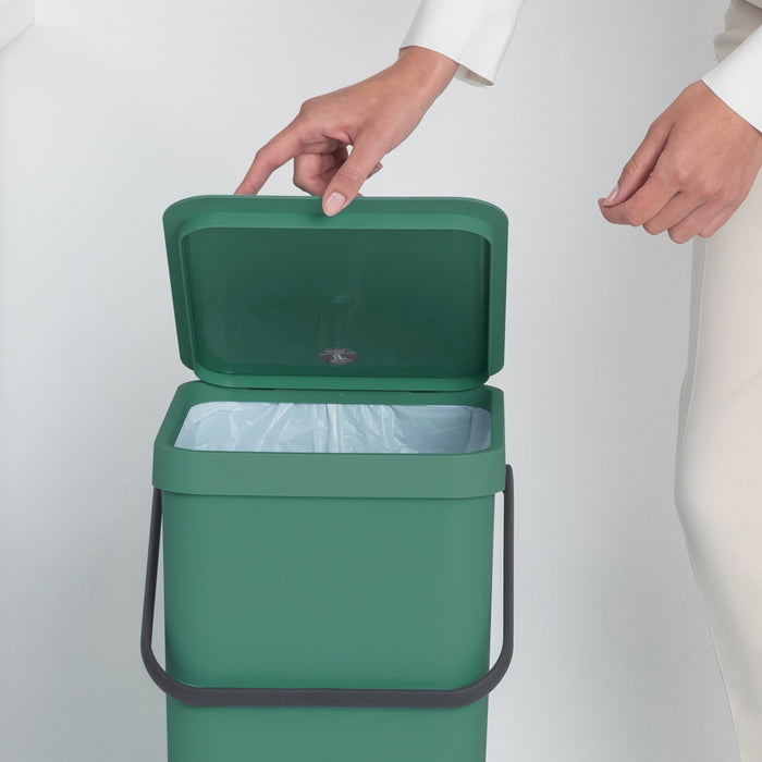 Brabantia Sort & Go Afvalemmer 40 Liter - Fir Green