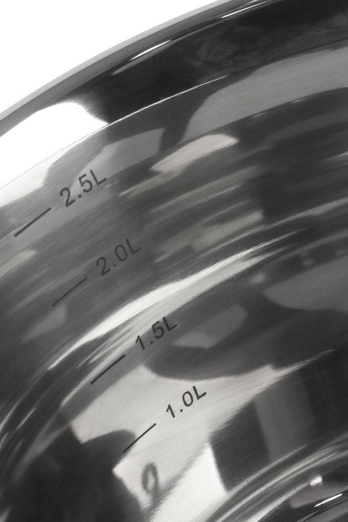 Edenberg Classic Line - Luxe Pannenset - RVS - 6 delig - Sandwichbodem