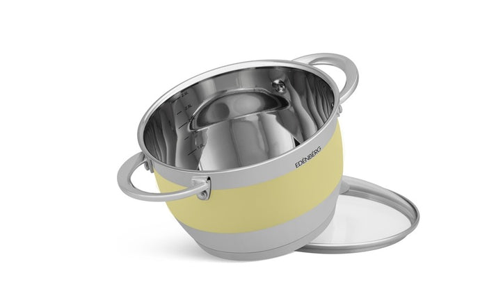 Edenberg Prestige Line - Luxe Pannenset - RVS - 12 delig -