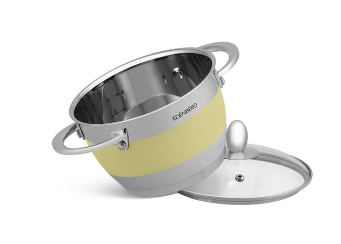 Edenberg Prestige Line - Luxe Pannenset - RVS - 12 delig -